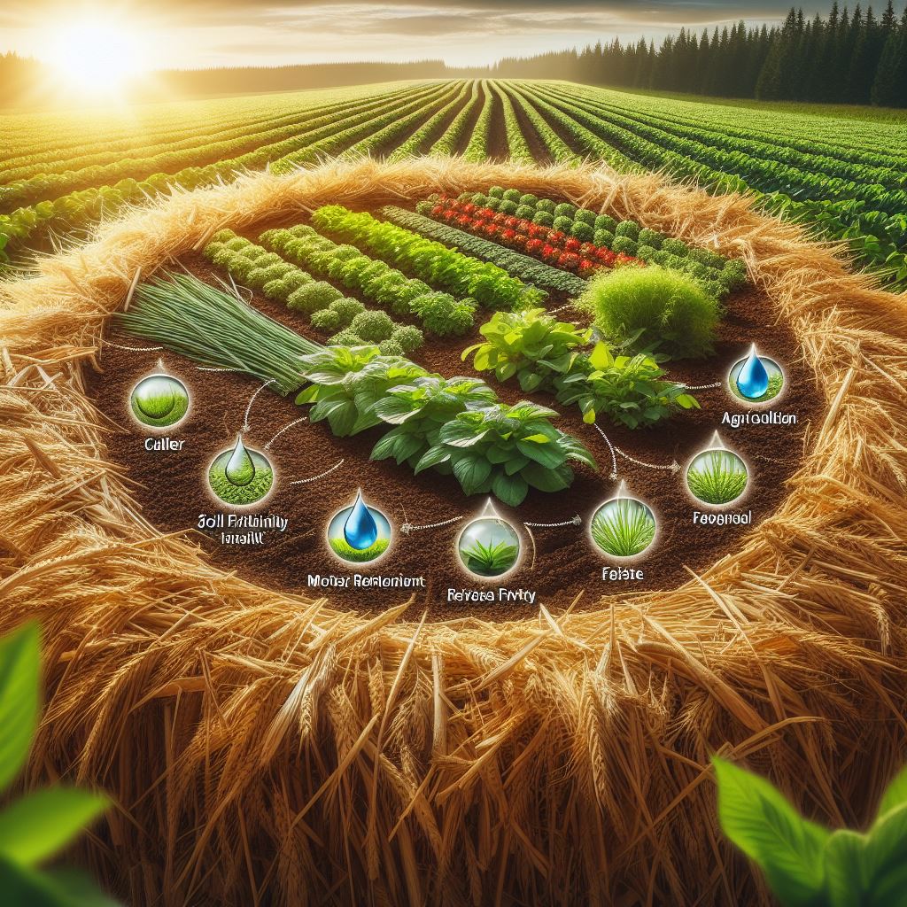 Paja de calidad en agricultura